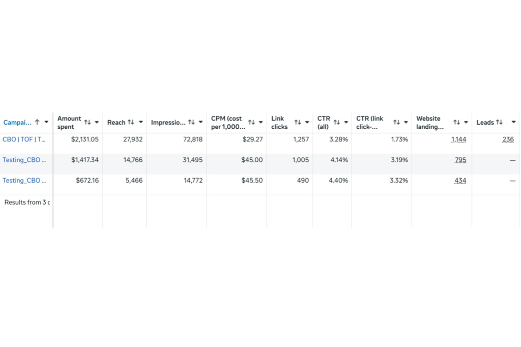 an image of a non-profit business lead generation campaign